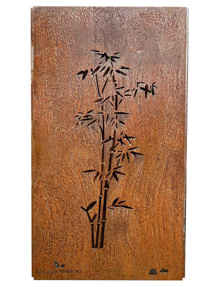 Corten staal buiten plaat Bamboo2 180x90 cm